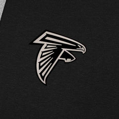 Atlanta Falcons Antigua Brushed Carbon Victory Pullover Hoodie Black