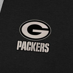 Green Bay Packers Antigua Brushed Carbon Victory Pullover Hoodie Black