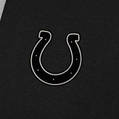 Indianapolis Colts Antigua Brushed Carbon Victory Pullover Hoodie Black