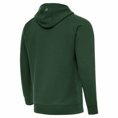 Green Bay Packers Antigua Brushed Carbon Victory Pullover Hoodie Green
