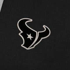 Houston Texans Antigua Brushed Carbon Victory Pullover Hoodie Black