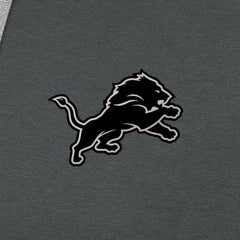Detroit Lions Antigua Brushed Carbon Victory Pullover Hoodie Charcoal