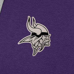 Minnesota Vikings Antigua Brushed Carbon Victory Pullover Hoodie Purple