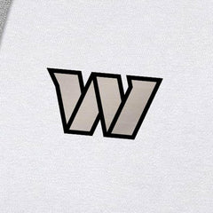 Washington Commanders Antigua Brushed Carbon Victory Pullover Hoodie White