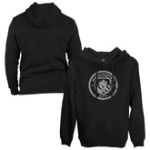 Manchester City 1863FC Monochrome Badge Fleece Pullover Hoodie Black