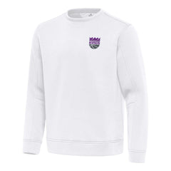Sacramento Kings Antigua Relevant Pullover Sweatshirt White
