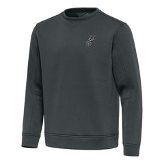 San Antonio Spurs Antigua Relevant Pullover Sweatshirt Pewter