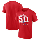 Washington Capitals 50th Anniversary T-Shirt - Red - NHL 202371753
