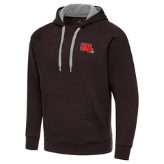 Men's Cleveland Browns Antigua Victory Pullover Hoodie Brown