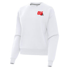 Cleveland Browns Antigua Women's Victory Pullover Sweatshirt White