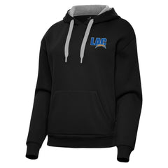 Los Angeles Chargers Antigua Women's Victory Pullover Hoodie Black