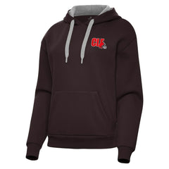 Cleveland Browns Antigua Women's Victory Pullover Hoodie Brown