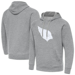 Arizona Cardinals Antigua Victory Pullover Hoodie Heather Gray