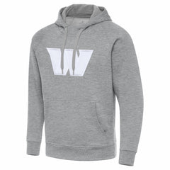 Washington Commanders Antigua Victory Pullover Hoodie Heather Gray