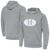San Francisco 49ers Antigua Victory Pullover Hoodie Heather Gray