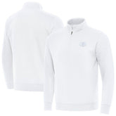 San Francisco 49ers Antigua Victory Quarter-Zip Top White