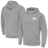 San Francisco 49ers Antigua Victory Pullover Hoodie Heather Gray