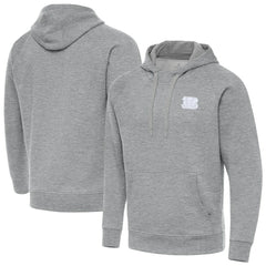 Cincinnati Bengals Antigua Victory Pullover Hoodie Heather Gray