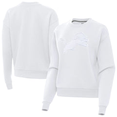Detroit Lions Antigua Women's Victory Pullover Sweatshirt White