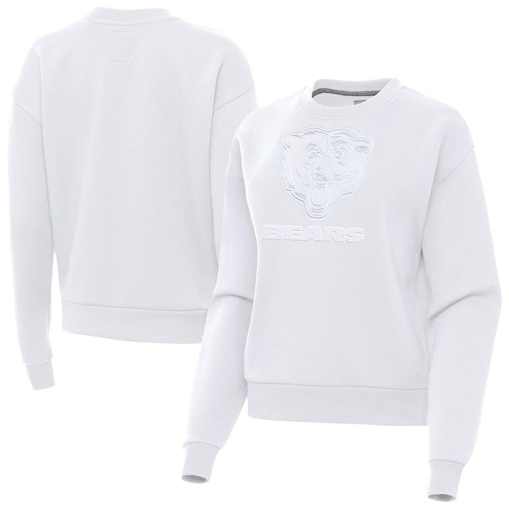 Chicago Bears Antigua Women's Victory Pullover Sweatshirt White