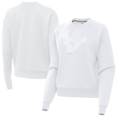 Houston Texans Antigua Women's Victory Pullover Sweatshirt White