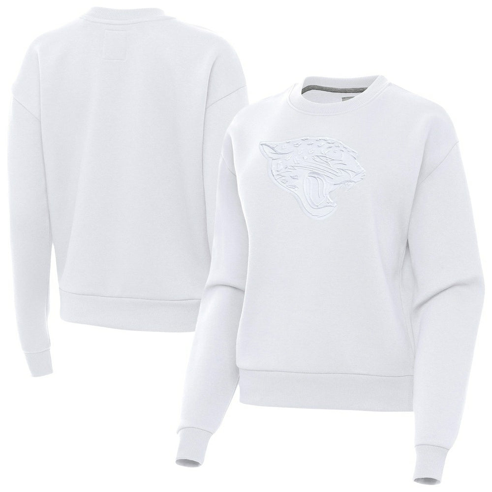 Jacksonville Jaguars Antigua Women's Victory Pullover Sweatshirt White
