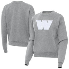 Washington Commanders Antigua Women's Victory Pullover Sweatshirt Heather Gray
