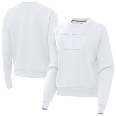 Washington Commanders Antigua Women's Victory Pullover Sweatshirt White