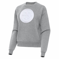 Pittsburgh Steelers Antigua Women's Victory Pullover Sweatshirt Heather Gray