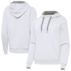 Tampa Bay Buccaneers Antigua Women's Victory Pullover Hoodie White