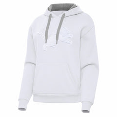 Detroit Lions Antigua Women's Victory Pullover Hoodie White