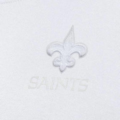 New Orleans Saints Antigua Women's Victory Crew Pullover Sweatshirt White