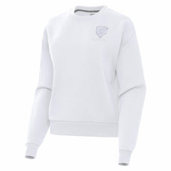 Chicago Bears Antigua Women's Victory Crew Pullover Sweatshirt White