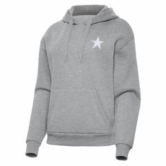 Dallas Cowboys Antigua Women's Victory Pullover Hoodie Heather Gray