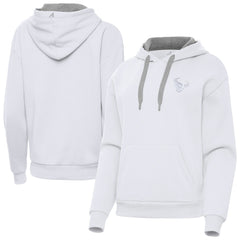 Houston Texans Antigua Women's Victory Pullover Hoodie White