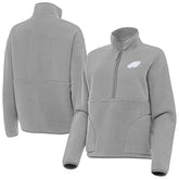 Philadelphia Eagles Antigua Women's Figure Half-Zip Sweatshirt Gray