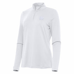 Cincinnati Bengals Antigua Women's Reprocess Quarter-Zip Top White