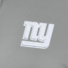New York Giants Antigua Women's Reprocess Quarter-Zip Top Gray