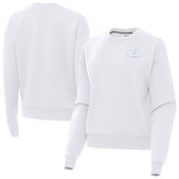San Francisco 49ers Antigua Women's Victory Crew Pullover Sweatshirt White