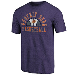 Phoenix Suns Purple Half Classic Tri-Blend T-Shirt