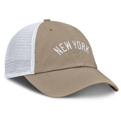 New York Yankees Nike Unisex Mother's Day Club Trucker Adjustable Hat - Khaki/White - Nike Online