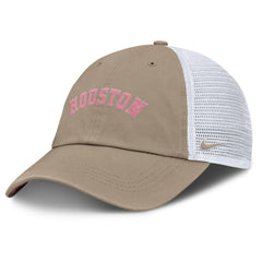 Houston Astros Nike Unisex Mother's Day Club Trucker Adjustable Hat - Khaki/White - Nike Sale