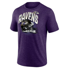 Baltimore Ravens Purple End Around Tri-Blend T-Shirt
