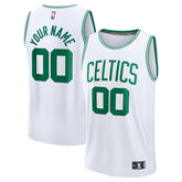 Boston Celtics Youth Fast Break Custom Replica Jersey White Association Edition | Fanatics Near Me