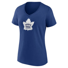 Toronto Maple Leafs Women's Primary Logo T-Shirt - Blue - NHL 202391453
