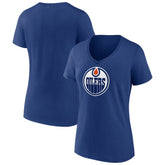 Edmonton Oilers Women's Primary Logo T-Shirt - Blue - NHL 202391637