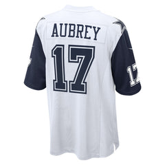 Nike Brandon Aubrey Dallas Cowboys Alternate Game Team Jersey White