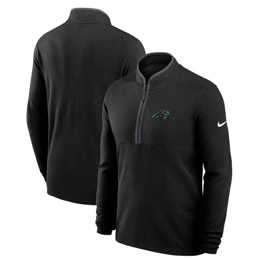 Nike Carolina Panthers Lightweight Victory Dri-FIT Half-Zip Pullover Black