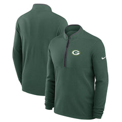 Nike Green Bay Packers Lightweight Victory Dri-FIT Half-Zip Pullover Green