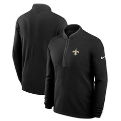 Nike New Orleans Saints Lightweight Victory Dri-FIT Half-Zip Pullover Black